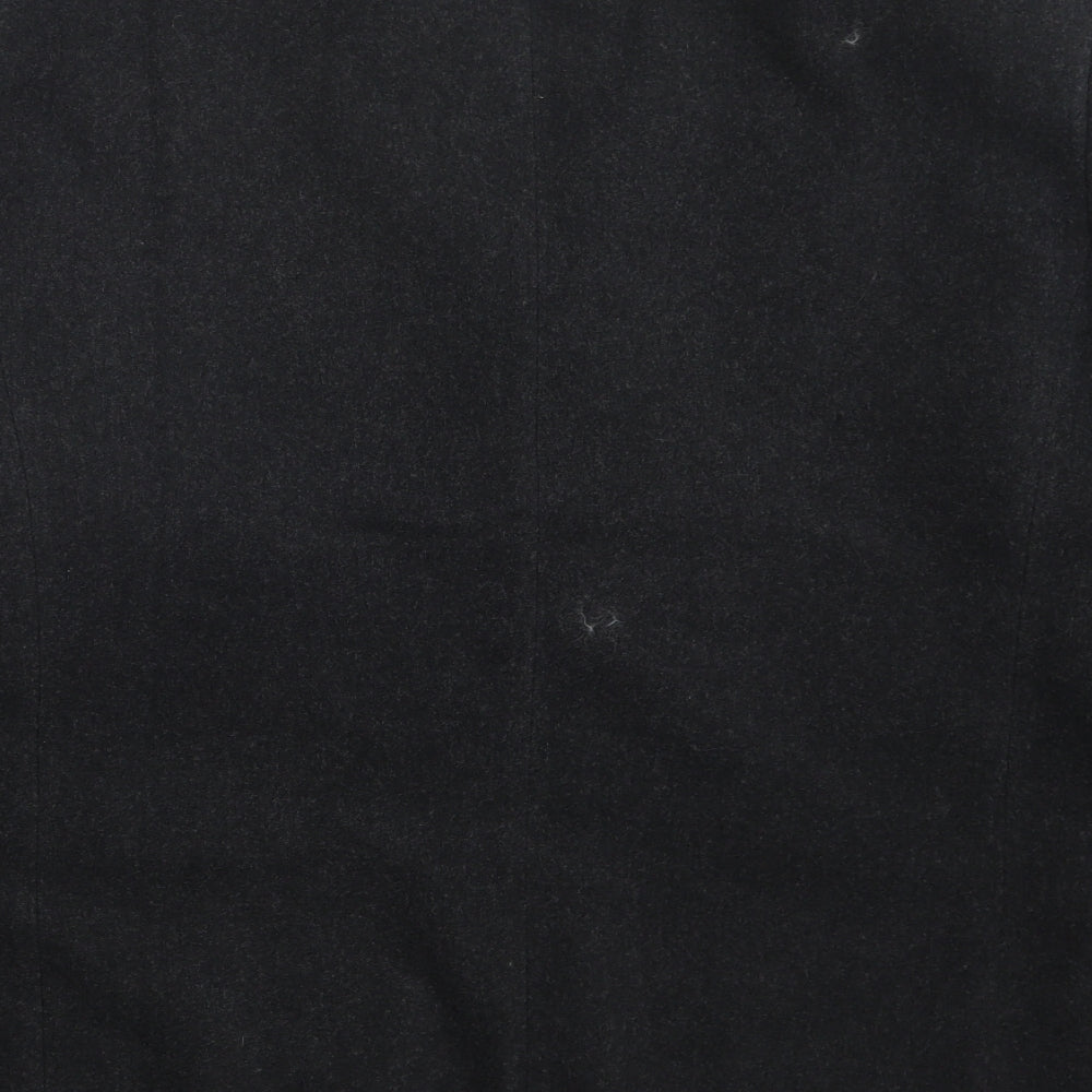 Pinstripe Mens Black   Jacket Suit Jacket Size 42
