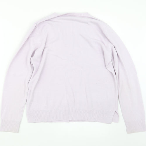 Marks and Spencer Womens Purple  Knit Pullover Jumper Size 12