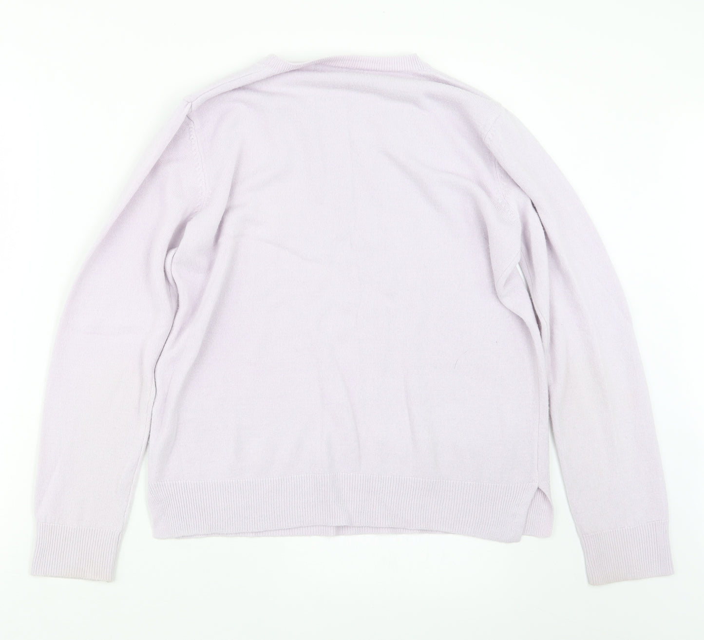Marks and Spencer Womens Purple  Knit Pullover Jumper Size 12
