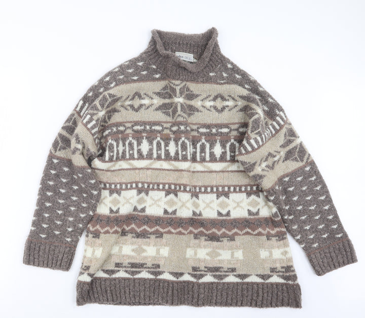 BHS Womens Beige  Knit Pullover Jumper Size 10