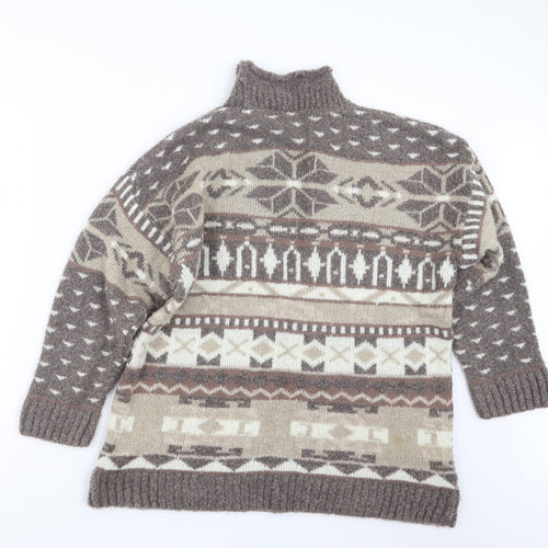 BHS Womens Beige  Knit Pullover Jumper Size 10