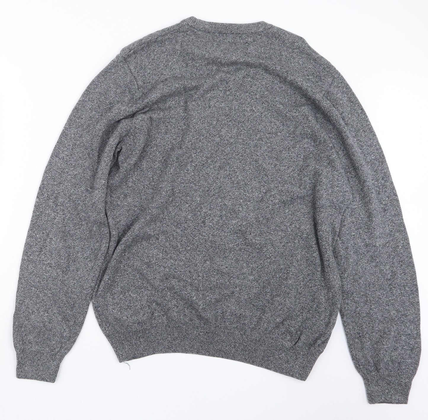 Marks and Spencer Mens Grey  Knit Pullover Jumper Size XL
