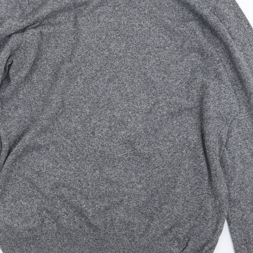 Marks and Spencer Mens Grey  Knit Pullover Jumper Size XL