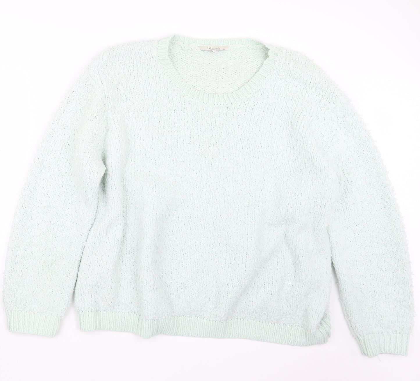 Peacocks Womens Green   Pullover Jumper Size XL