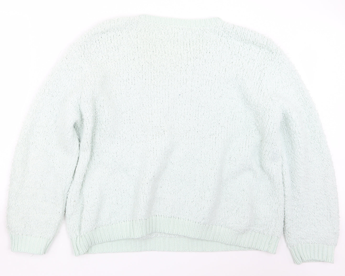 Peacocks Womens Green   Pullover Jumper Size XL