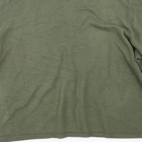 Marks and Spencer Womens Green  Knit Cape Jumper Size 20