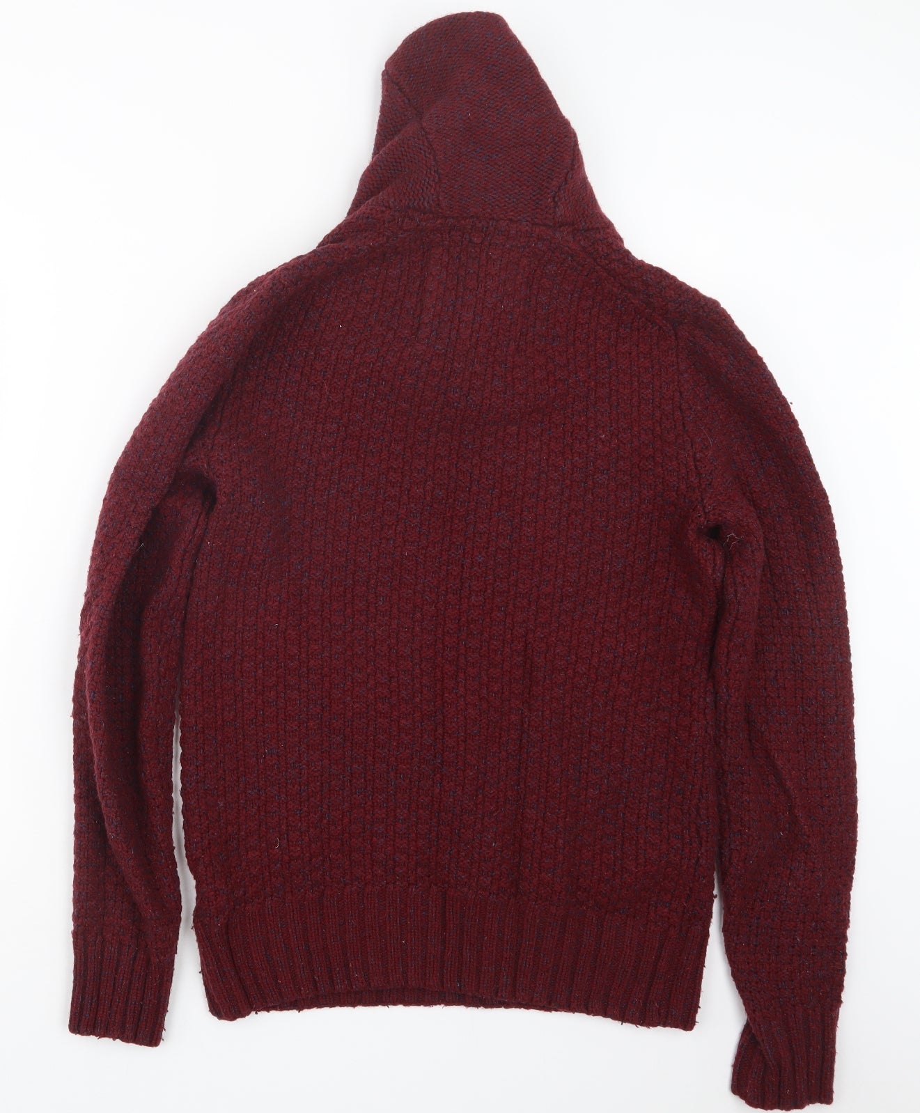 H&M Mens Red  Knit Pullover Sweatshirt Size S