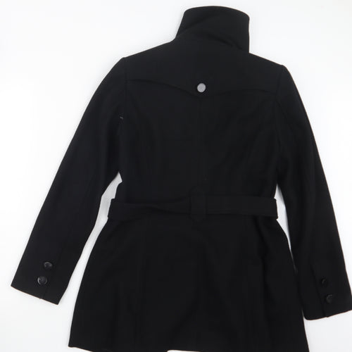 Dorothy Perkins Womens Black   Pea Coat Coat Size 10
