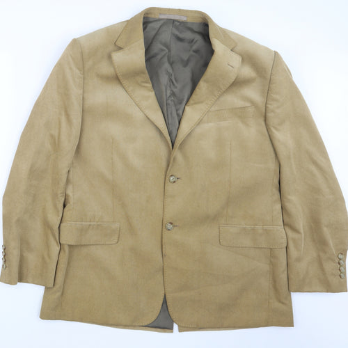 Marks and Spencer Mens Beige   Jacket Suit Jacket Size 42