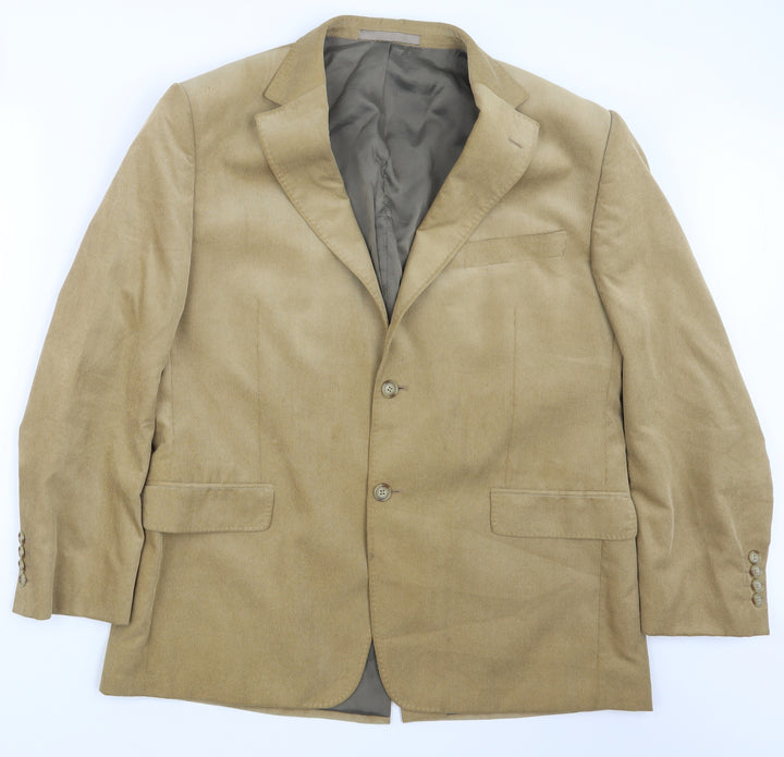 Marks and Spencer Mens Beige   Jacket Suit Jacket Size 42