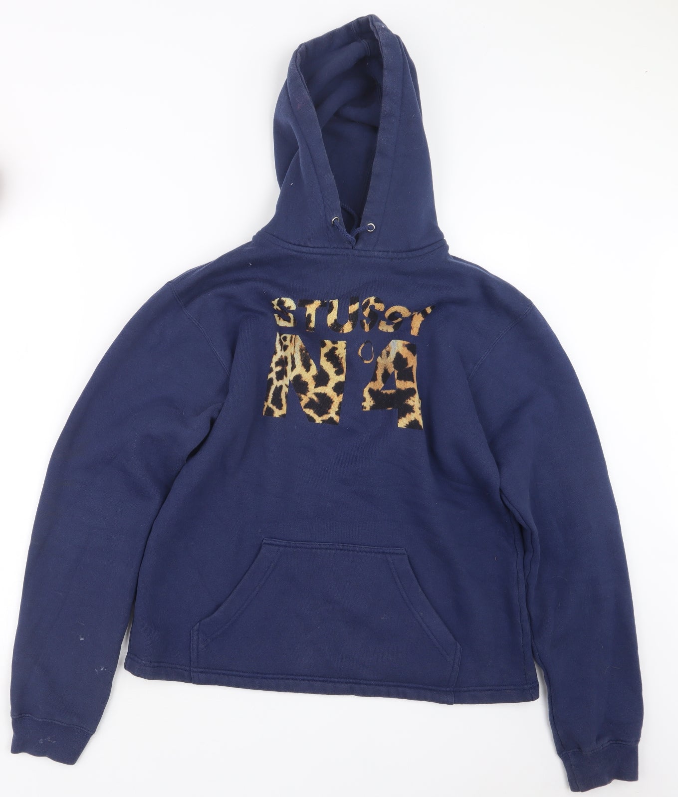 Stussy Womens Blue   Pullover Hoodie Size M