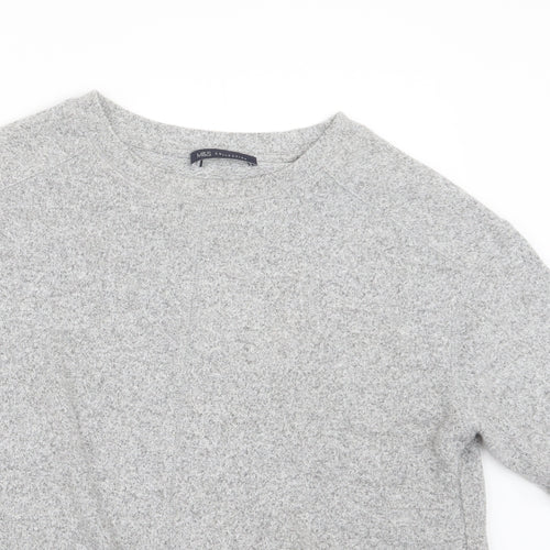 Marks and Spencer Womens Grey   Pullover Jumper Size 10