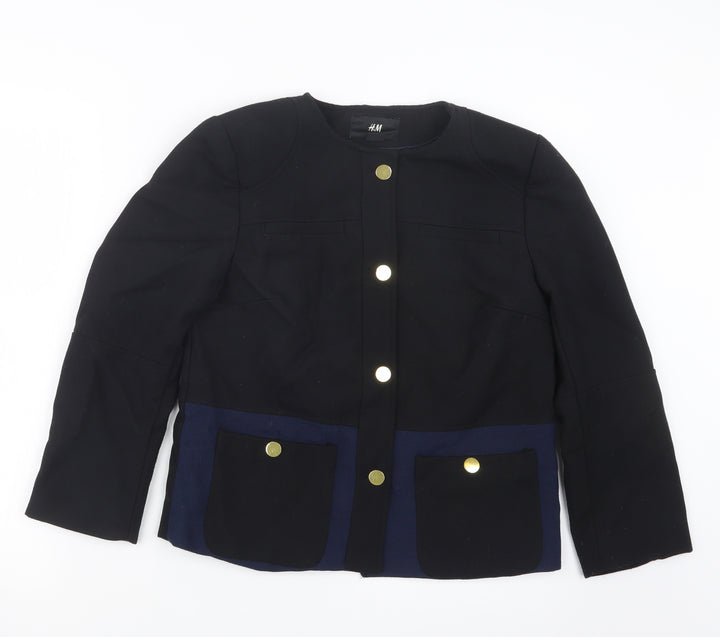 H&M Womens Black   Jacket  Size 10