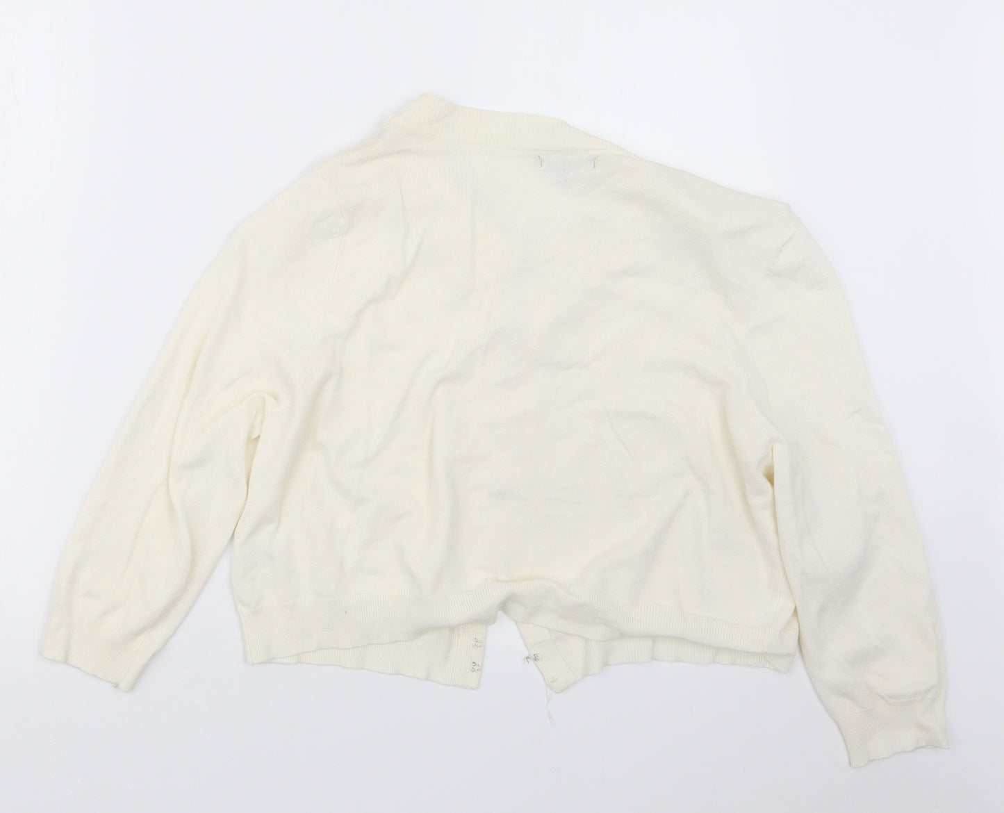 Papaya Womens Ivory   Cardigan Jumper Size 18