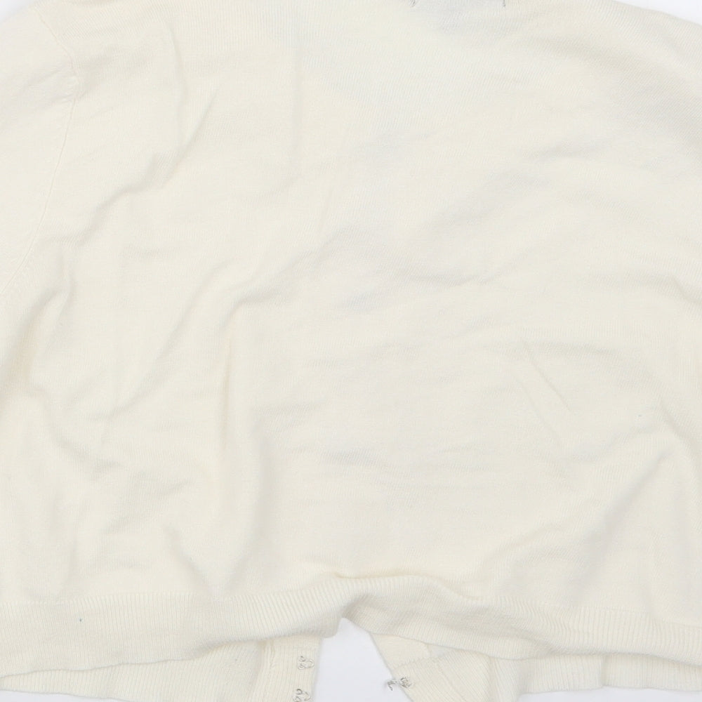 Papaya Womens Ivory   Cardigan Jumper Size 18