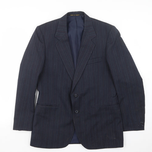 Men's Club Mens Blue   Jacket Suit Jacket Size 36