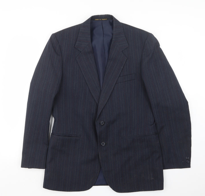 Men's Club Mens Blue Jacket Suit Jacket Size 36