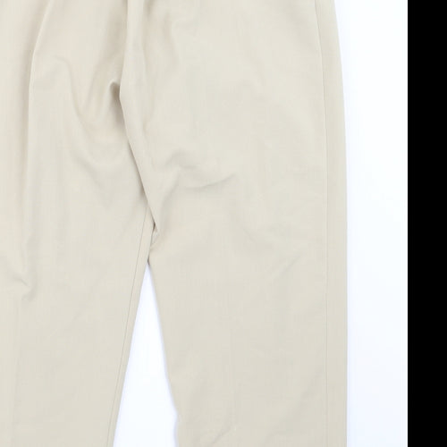 Preworn Womens Beige   Trousers  Size 18 L23.5 in