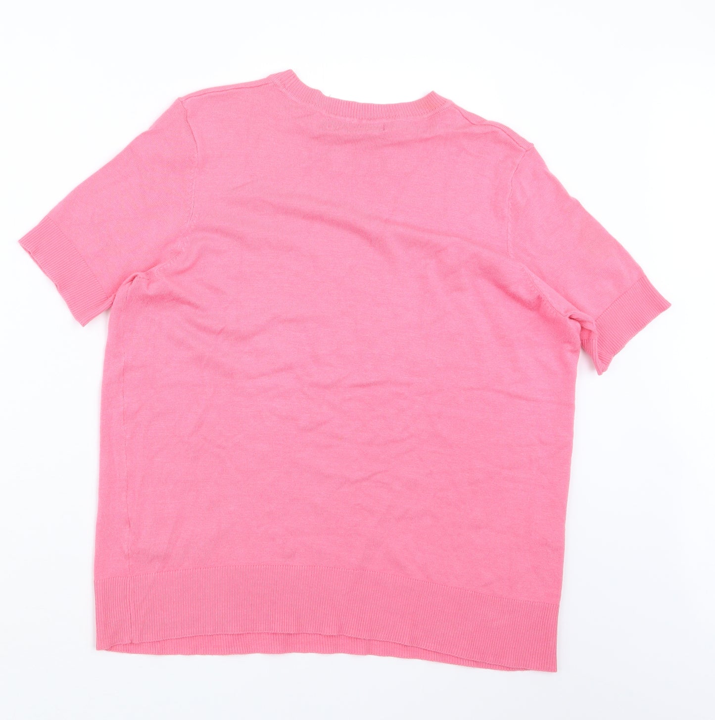 Marks and Spencer Womens Pink  Knit Pullover Jumper Size 12