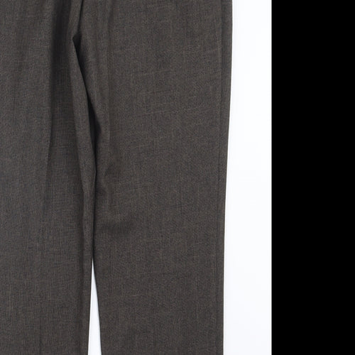 Marks and Spencer Womens Brown   Trousers  Size 12 L26 in