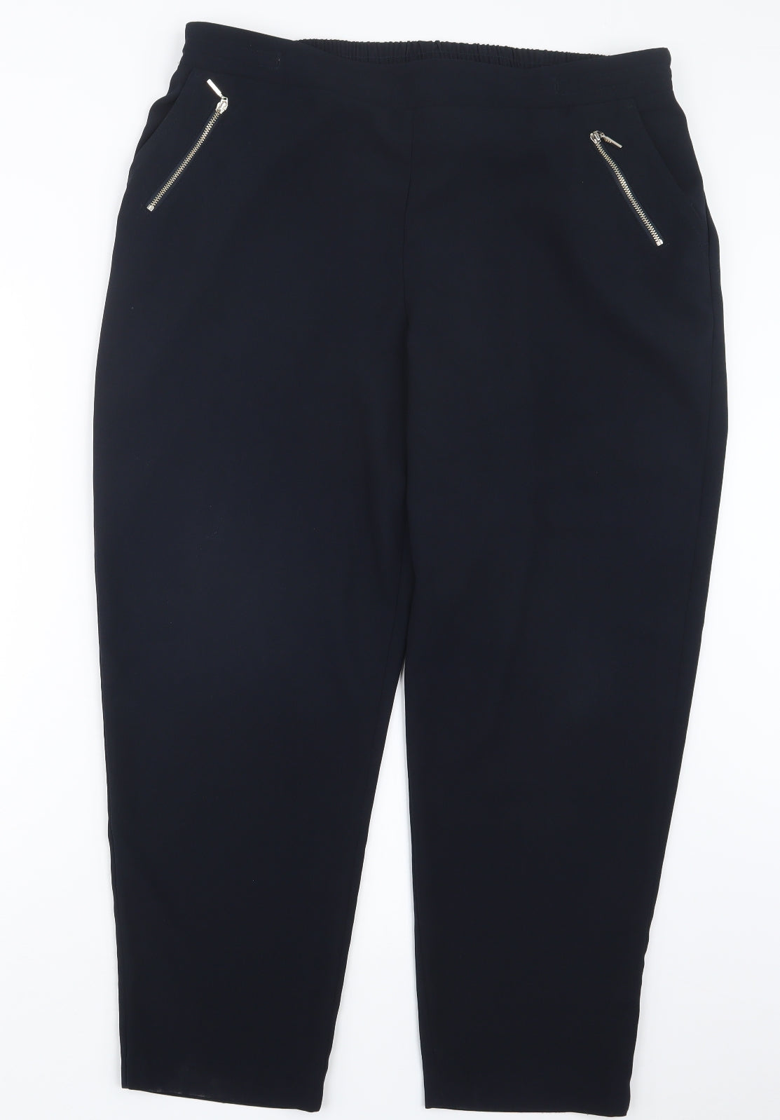 Preworn Womens Blue   Trousers  Size 18 L25.5 in