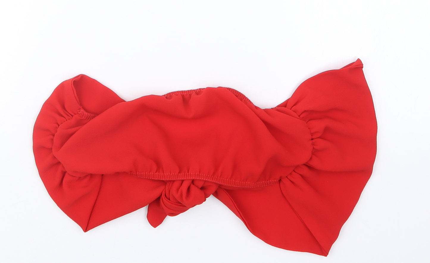 PRETTYLITTLETHING Womens Red   Cropped T-Shirt Size 8