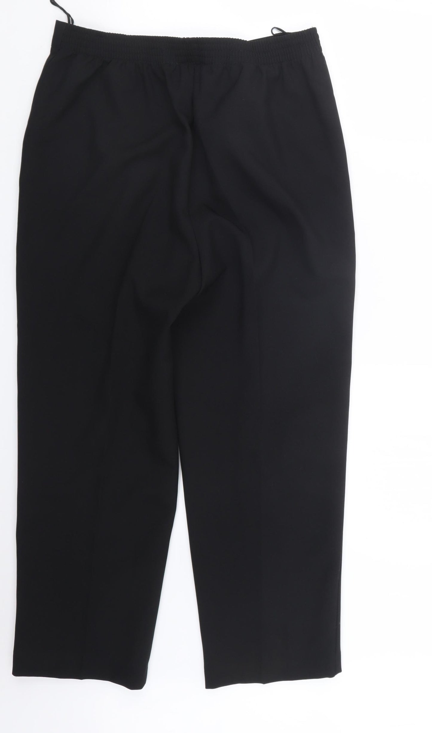 Bonmarché Womens Black   Trousers  Size 12 L24 in