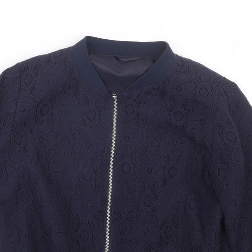 Nutmeg Girls Blue  Lace Jacket  Size 9-10 Years