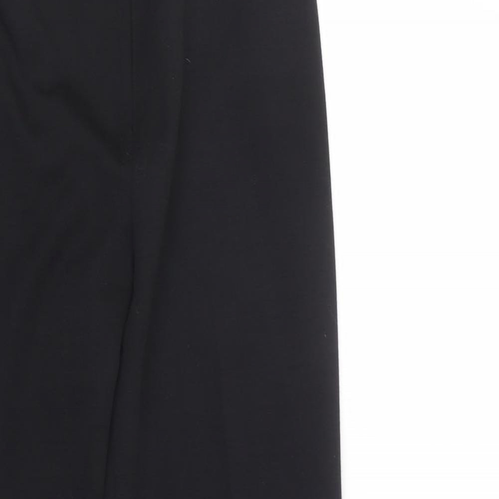dacron Womens Black   Trousers  Size 14 L30 in