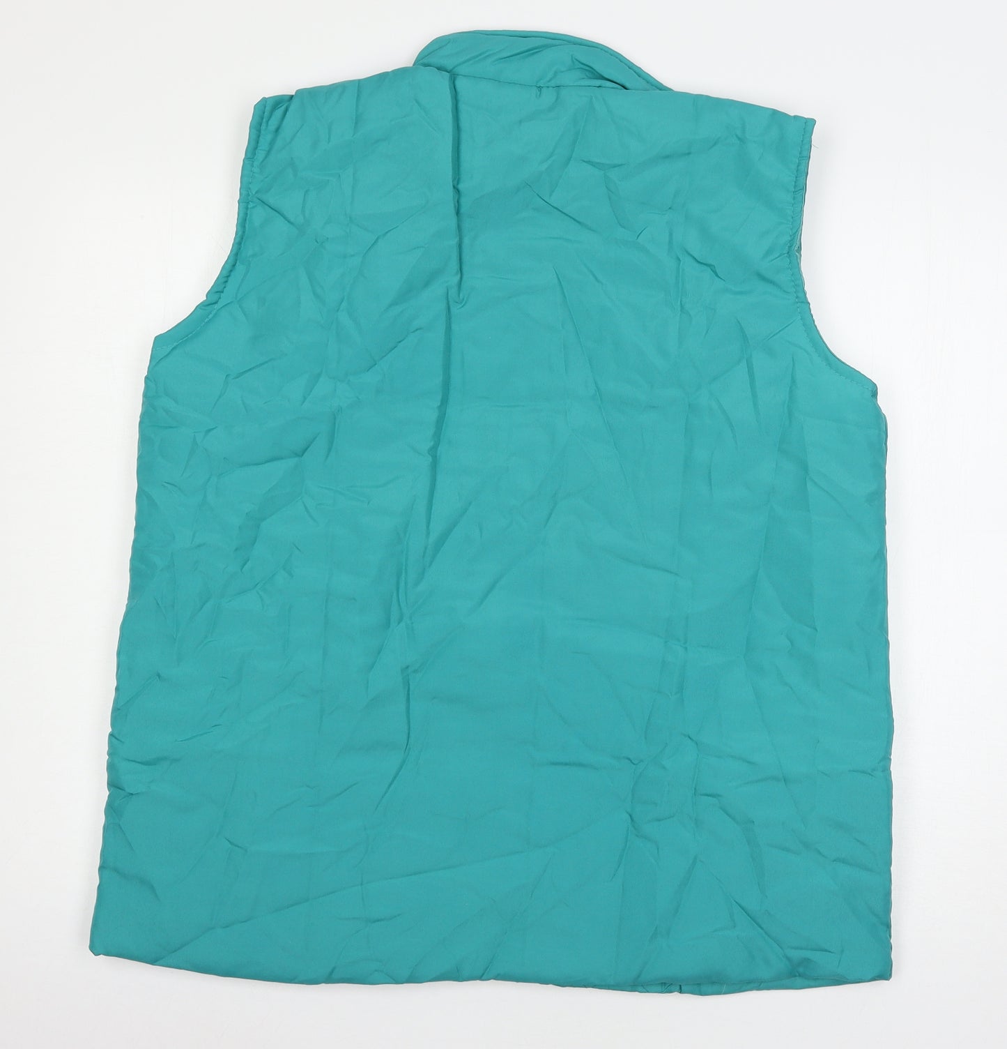 Anne De Lancay Womens Blue   Gilet Coat Size L
