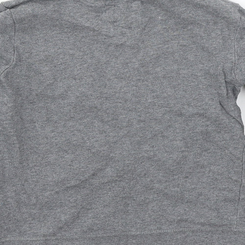 TU Boys Grey  Jersey Pullover Sweatshirt Size 9 Years  - Owl