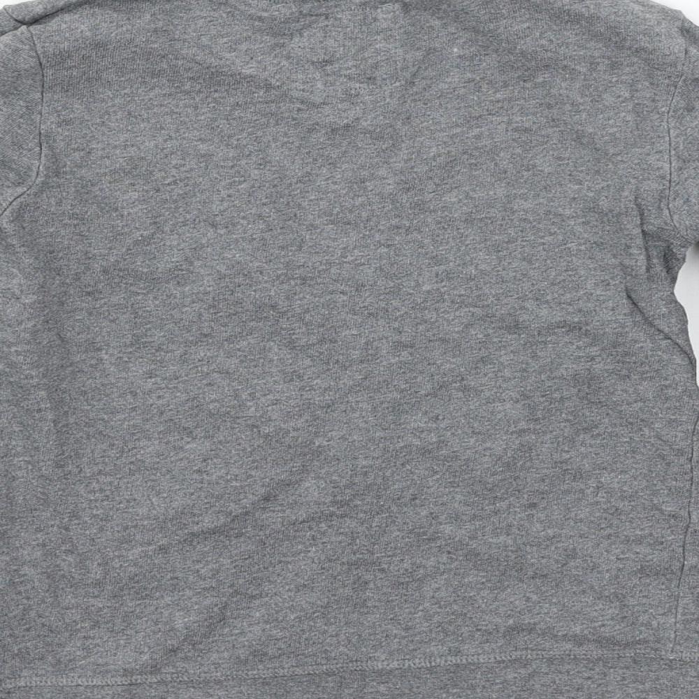 TU Boys Grey  Jersey Pullover Sweatshirt Size 9 Years  - Owl