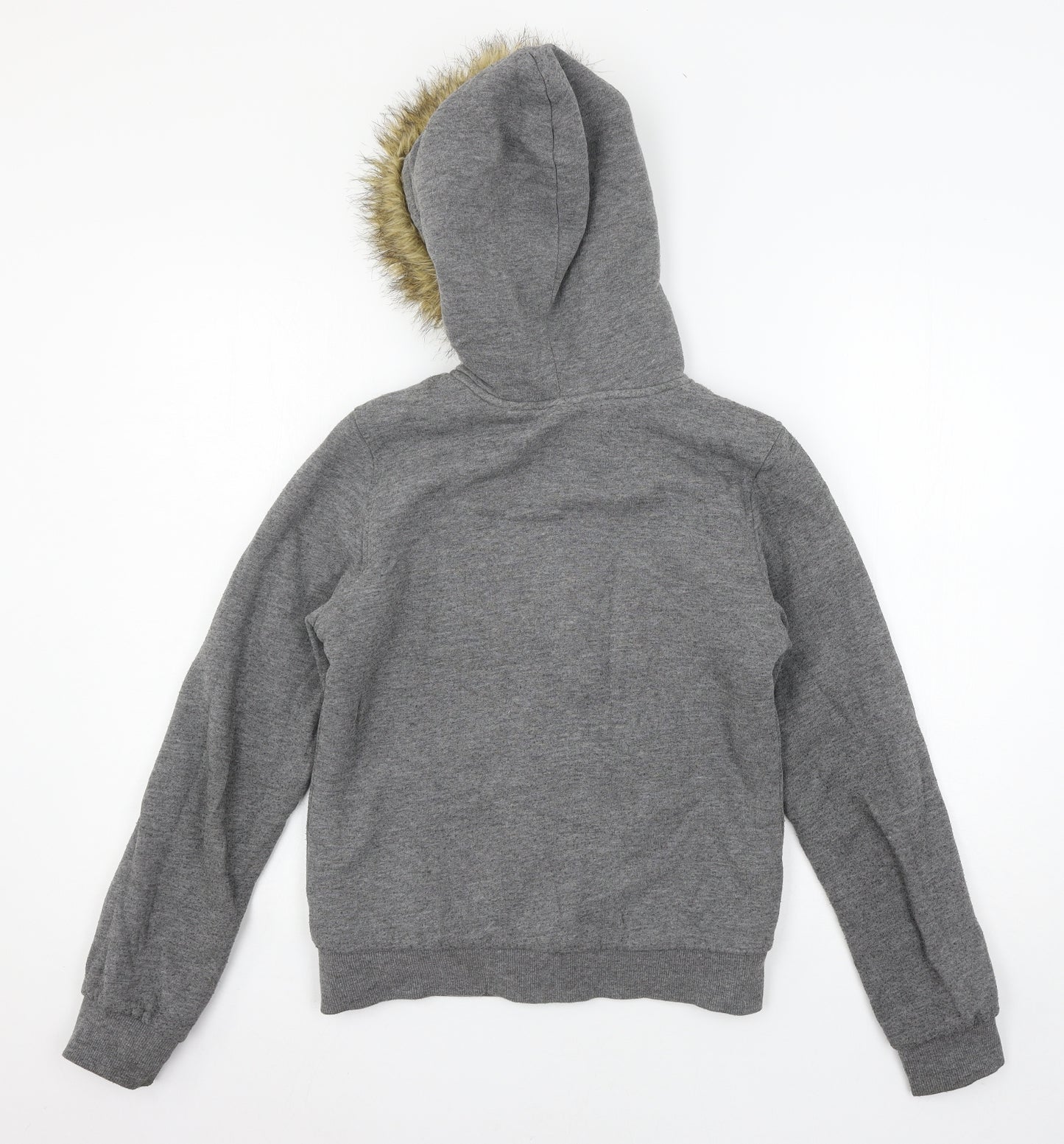 Divided by H&M Womens Grey  Jersey Full Zip Hoodie Size 8