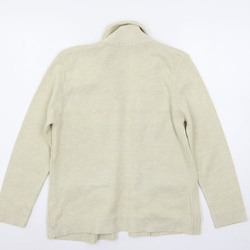 Hand to Hand Womens Ivory Striped Knit Pullover Jumper Size S