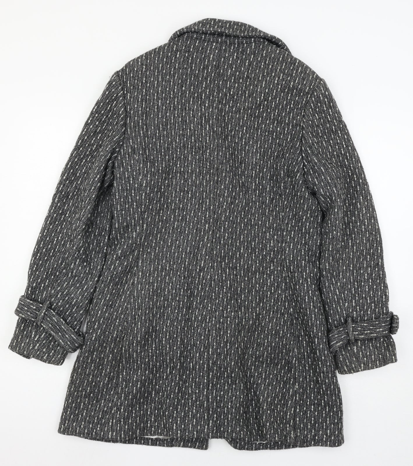 Tina Taylor Womens Grey   Overcoat Coat Size 10