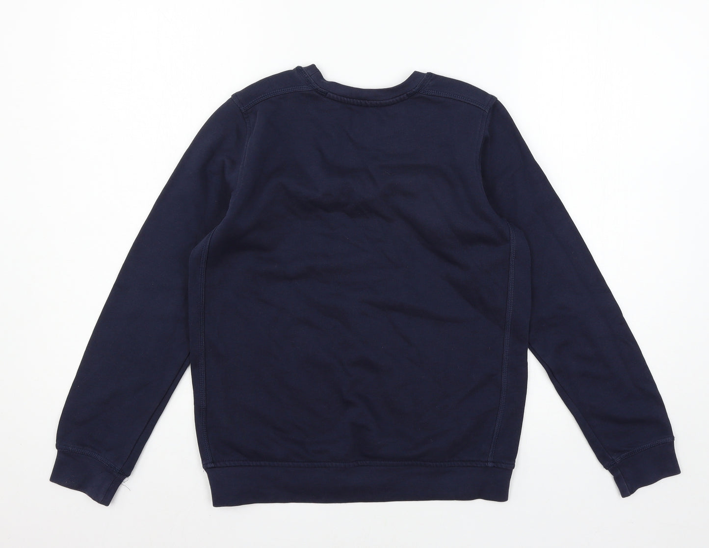 Marks and Spencer Boys Blue  Jersey Pullover Sweatshirt Size 11-12 Years