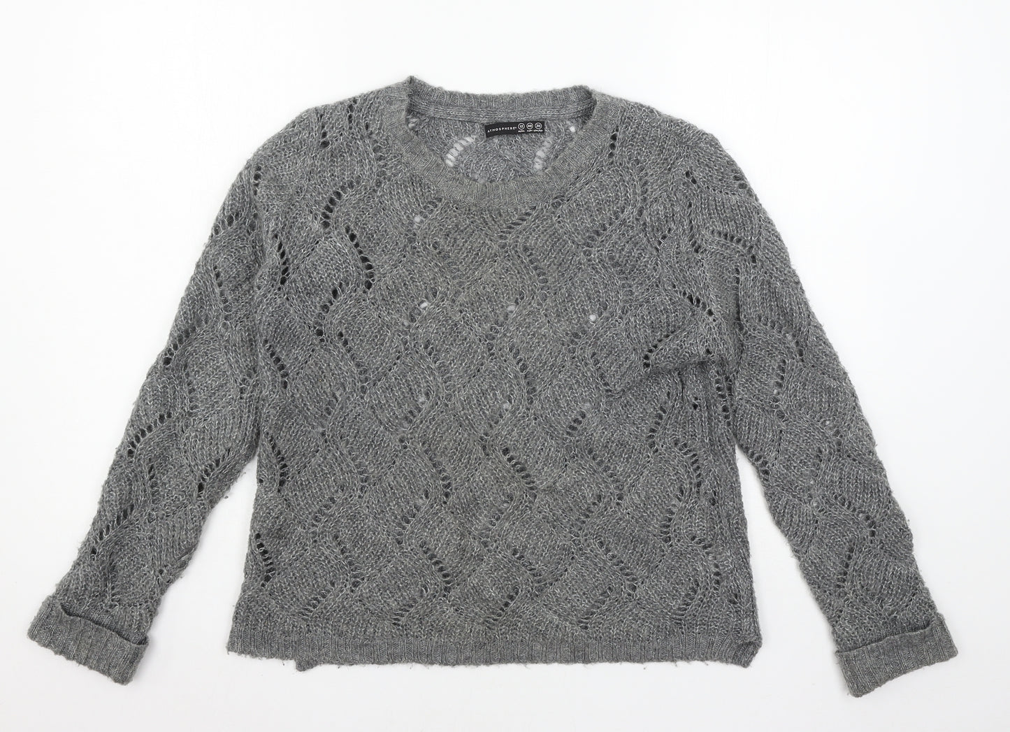 Atmosphere Womens Green  Knit Pullover Jumper Size 12