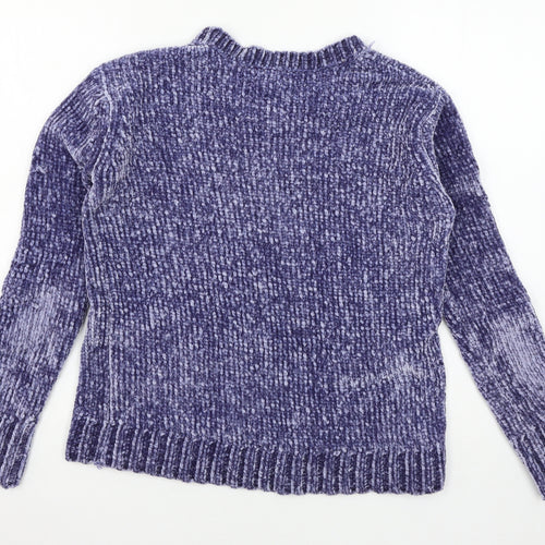 Primark Womens Blue  Knit Pullover Jumper Size 4