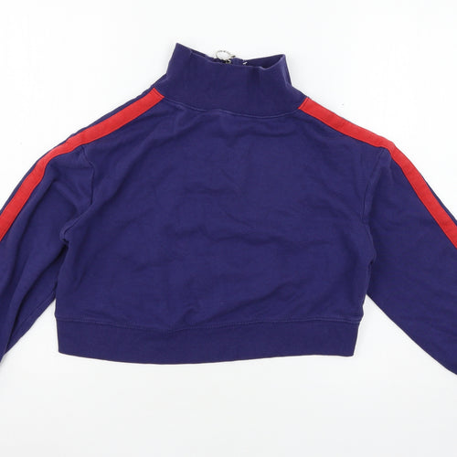 Divided by H&M Womens Blue  Jersey Pullover Sweatshirt Size XS