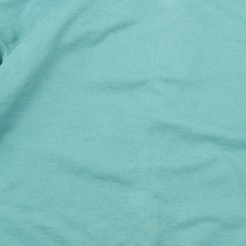 Design Essentials Womens Blue  Jersey Pullover Sweatshirt Size S