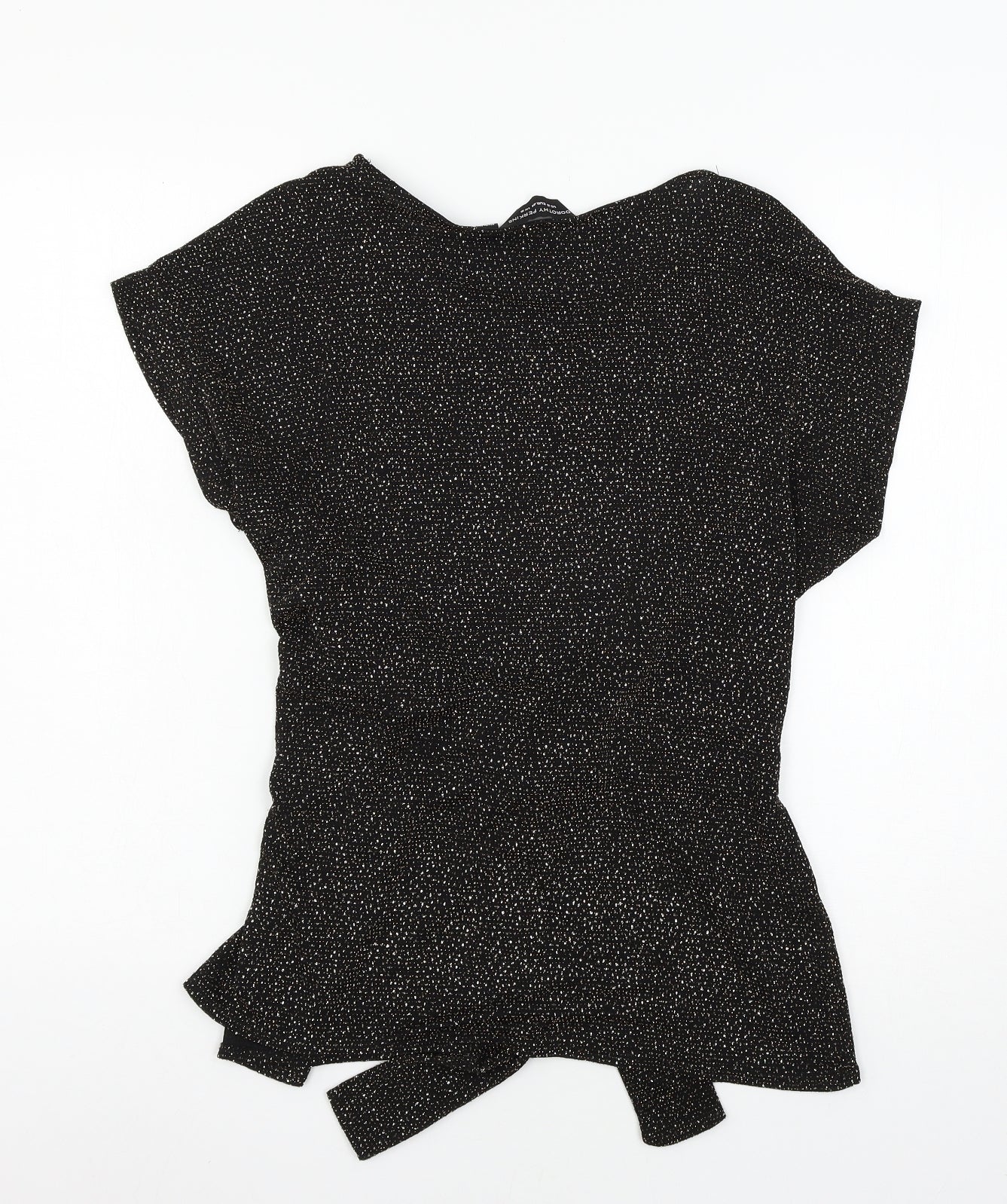 Dorothy Perkins Womens Black  Jersey Basic T-Shirt Size 16