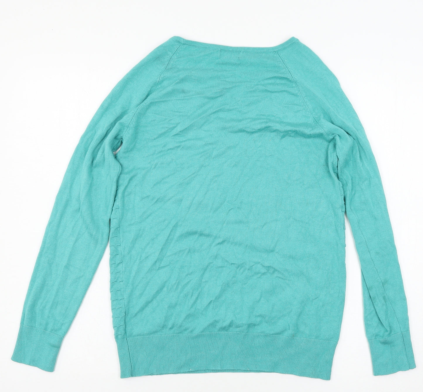 F&F Womens Blue  Knit Pullover Jumper Size 12