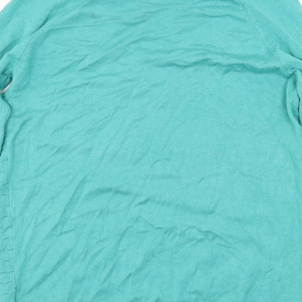 F&F Womens Blue  Knit Pullover Jumper Size 12