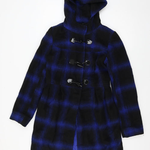 Be Beau Womens Black   Parka Coat Size 8