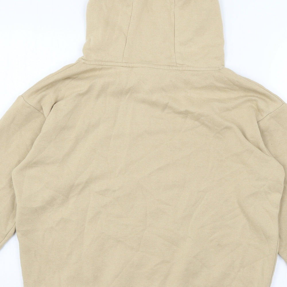 Primark Womens Beige  Jersey Pullover Hoodie Size 6