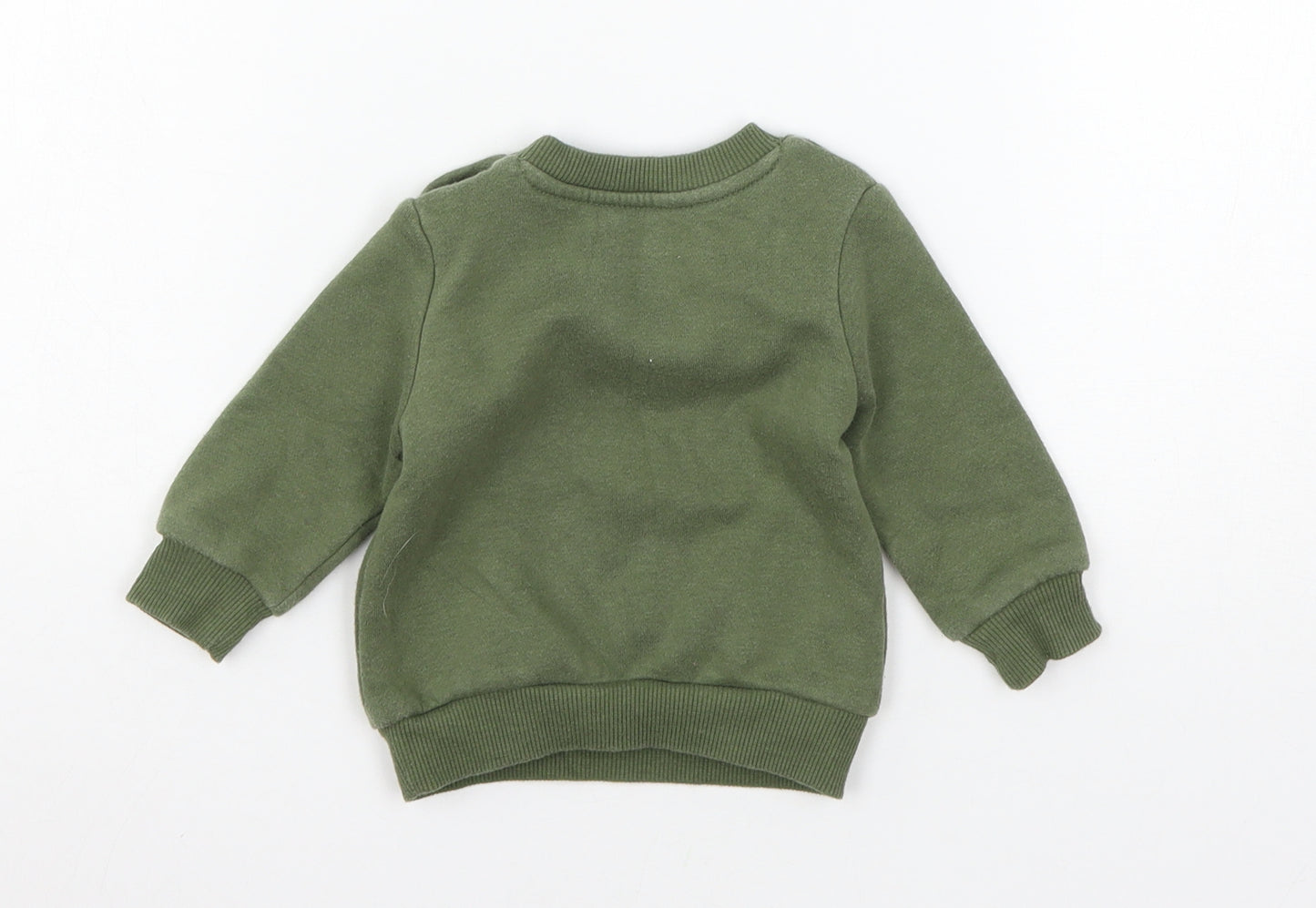 Primark Baby Green  Jersey Pullover Jumper Size 3-6 Months  - Kindess Crew