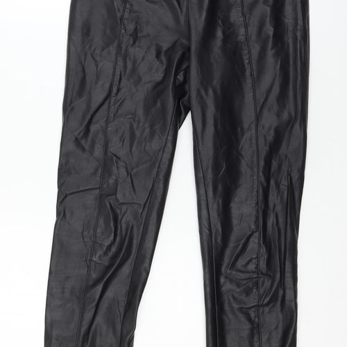 NEXT Womens Black   Trousers  Size 8 L27 in