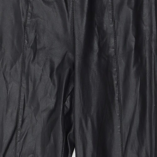 NEXT Womens Black   Trousers  Size 8 L27 in