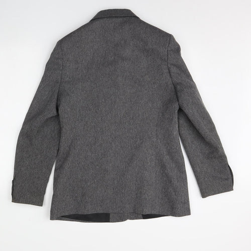 Debenhams Womens Grey   Jacket Blazer Size 12  - Shoulder Pads