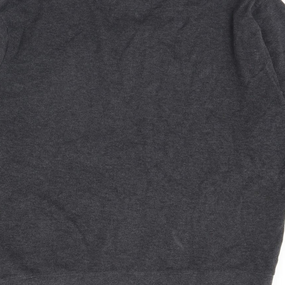 GANT Mens Grey   Henley Jumper Size 2XL